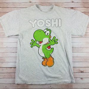 VTG 90s/00s Yoshi Nintendo Gaming Sport Grey Tee